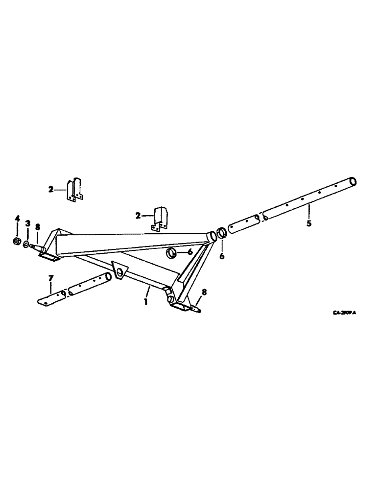 Схема запчастей Case IH VARIOUS - (D-28) - REAR AXLE ASSY 