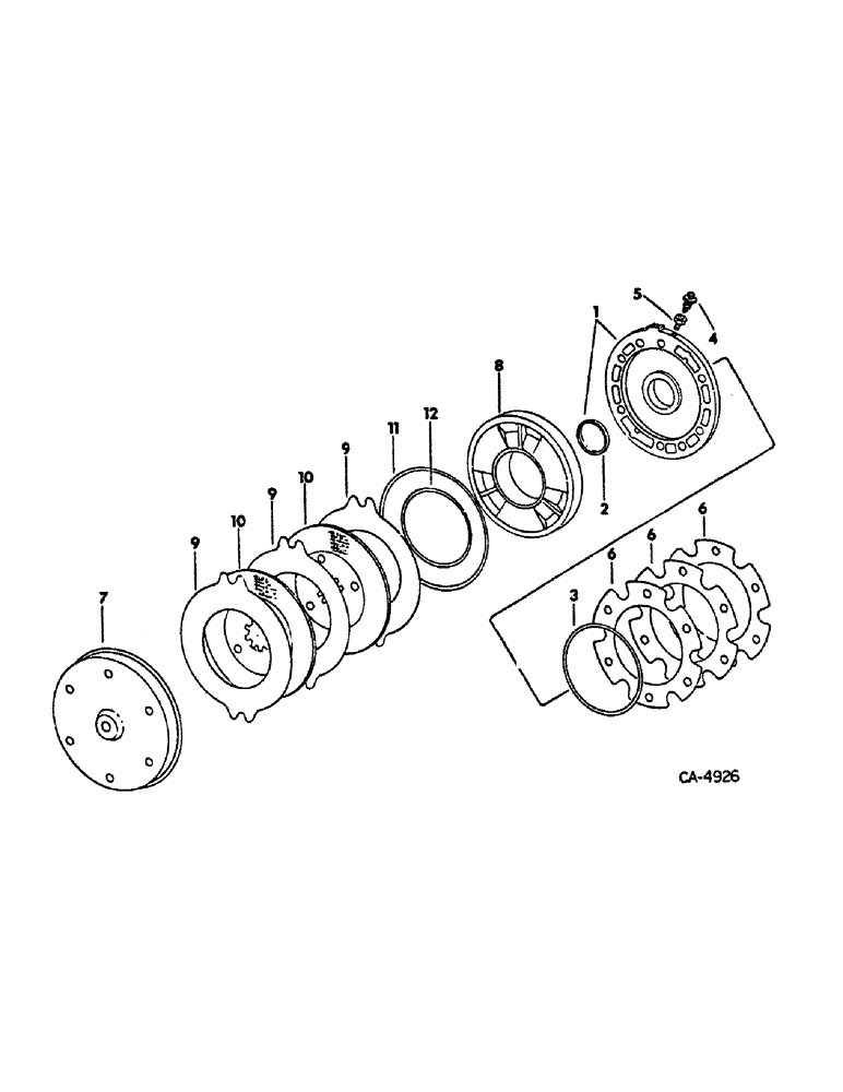 Схема запчастей Case IH 4386 - (04-07) - BRAKES, MASTER BRAKES, 4386 TRACTORS WITH SERIAL NO. 1501 AND ABOVE (5.1) - BRAKES