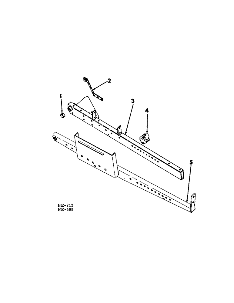 Схема запчастей Case IH 375 - (Q-21[A]) - PLATFORMS, REEL LIFT ARM RIGHT HAND Platforms