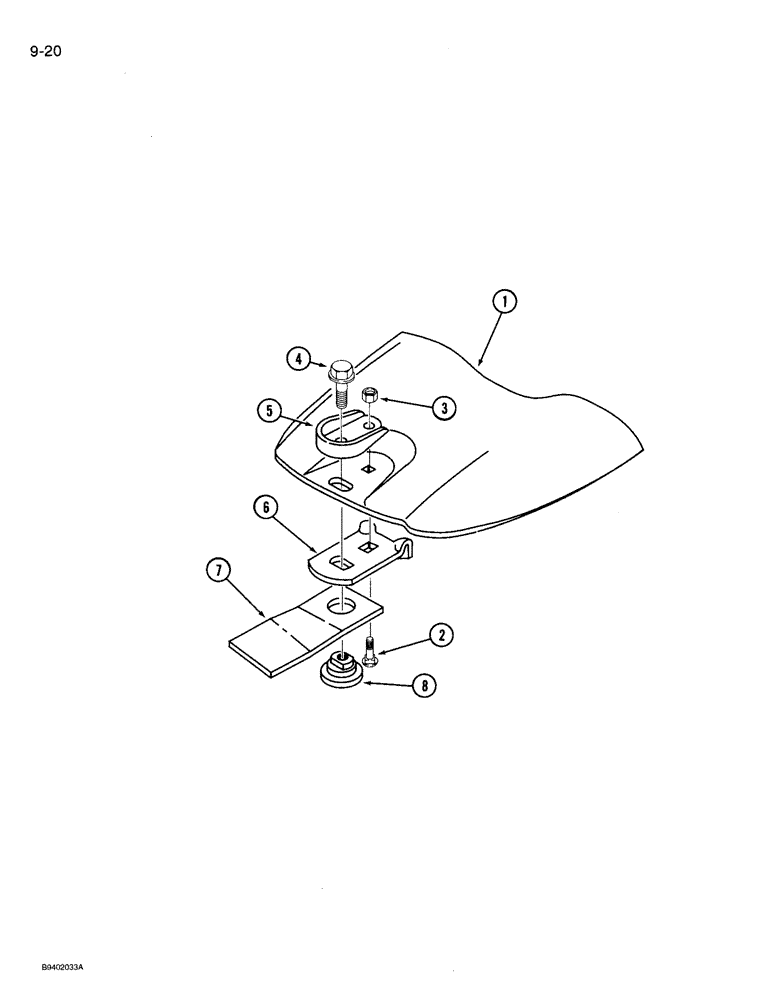 Схема запчастей Case IH 3206 - (9-20) - HEAVY DUTY CUTTER BAR DISC AND KNIFE ASSEMBLY (09) - CHASSIS/ATTACHMENTS