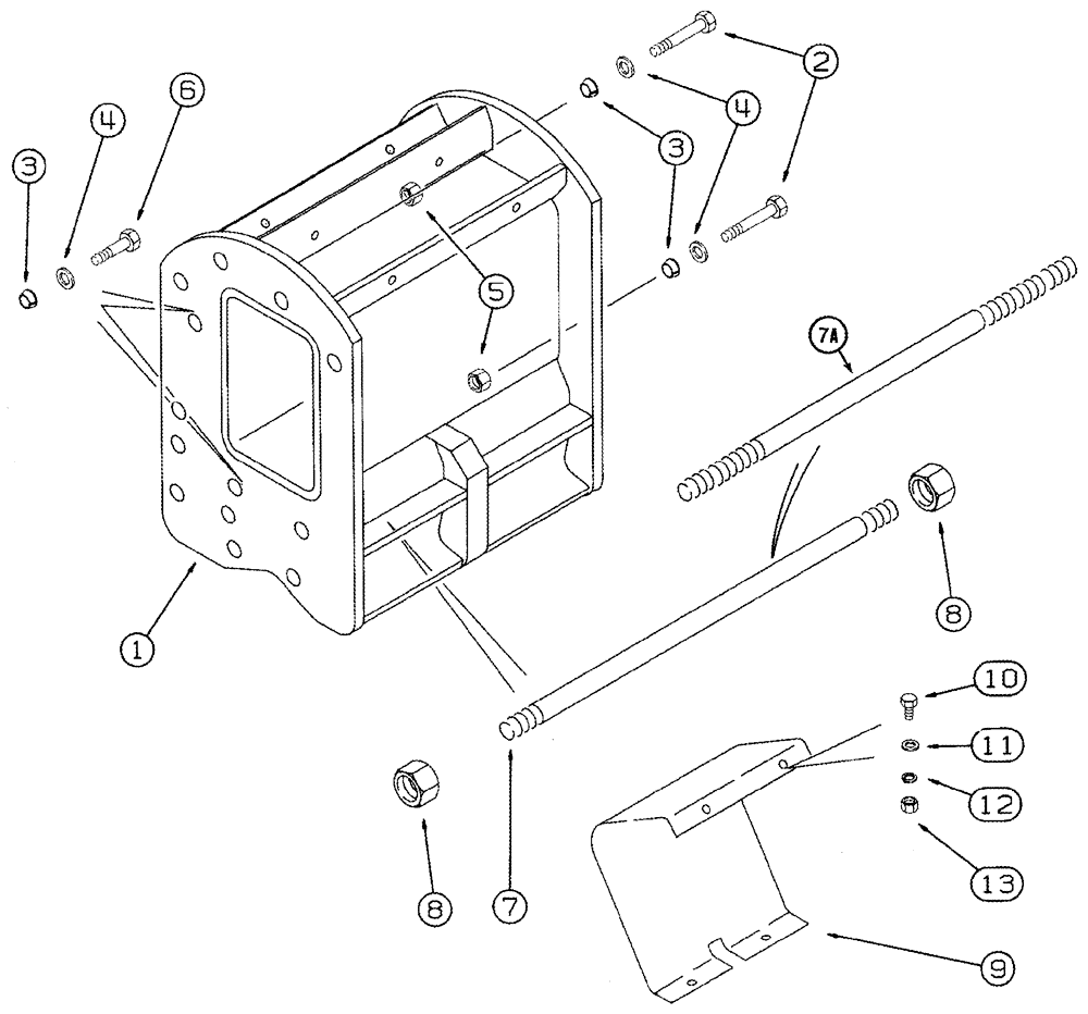 Схема запчастей Case IH 420 - (06-19) - AXLE - SPACERS (03) - POWER TRAIN