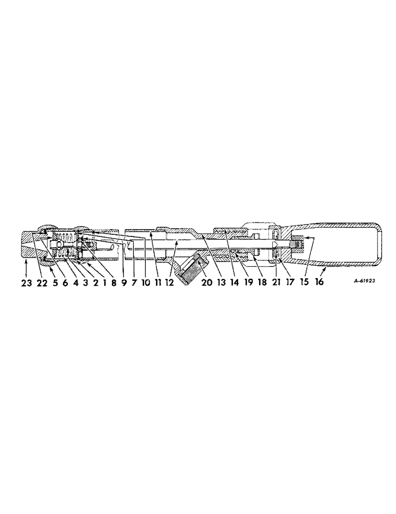 Схема запчастей Case IH LIQUID - (C-37) - LIQUID CHEMICAL FERTILIZERS, GUNJET ASSEMBLY, 1959 TO 1965 