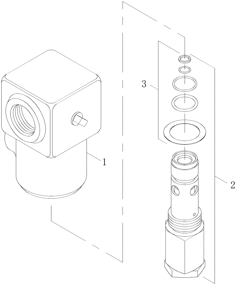 Схема запчастей Case IH 7700 - (B05.06[01]) - Hydraulic Relief Valve (35) - HYDRAULIC SYSTEMS