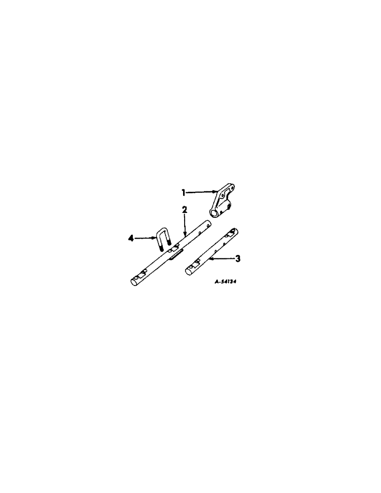 Схема запчастей Case IH 662 - (AC-05[A]) - ATTACHING BAR AND CLAMP 