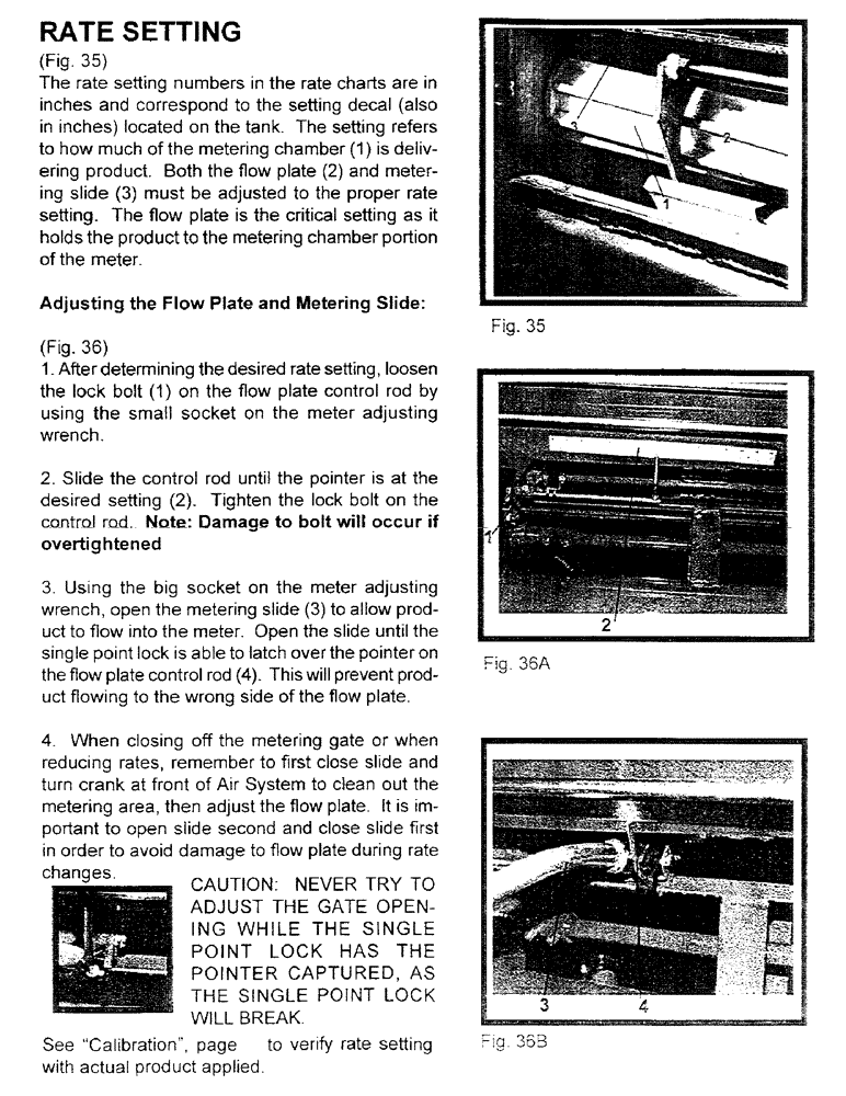 Схема запчастей Case IH 1100 - (B15) - RATE SETTING 