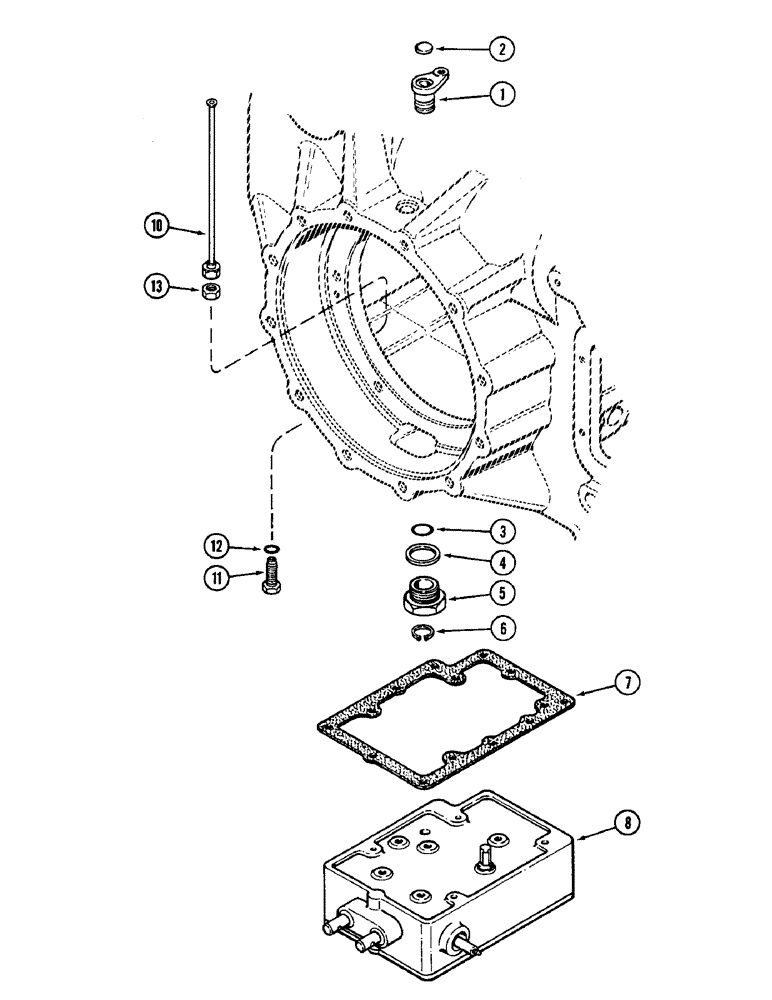 Схема запчастей Case IH 2096 - (8-324) - DRAFT CONTROL SENSING LINKAGE (08) - HYDRAULICS