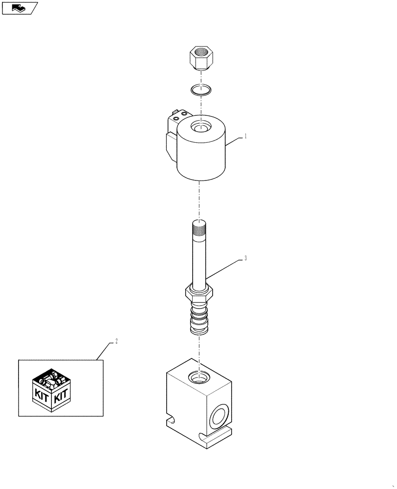 Схема запчастей Case IH 4430 - (35.962.05) - PARK BRAKE VALVE (35) - HYDRAULIC SYSTEMS