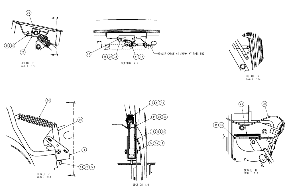 Схема запчастей Case IH FLX4010 - (04-020[02]) - HOOD ASSEMBLY, HOOD/GRILLE Frame & Suspension