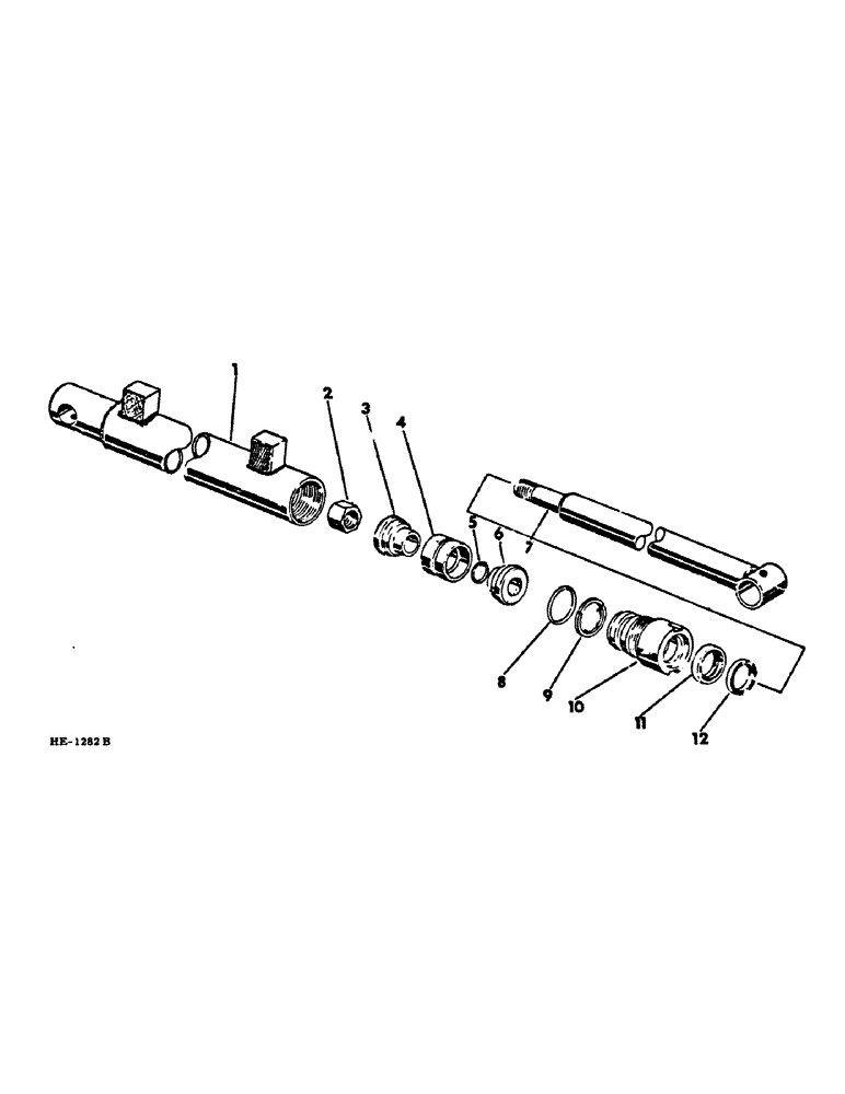 Схема запчастей Case IH 2350 - (D-07) - BOOM LIFT HYDRAULIC CYLINDER 