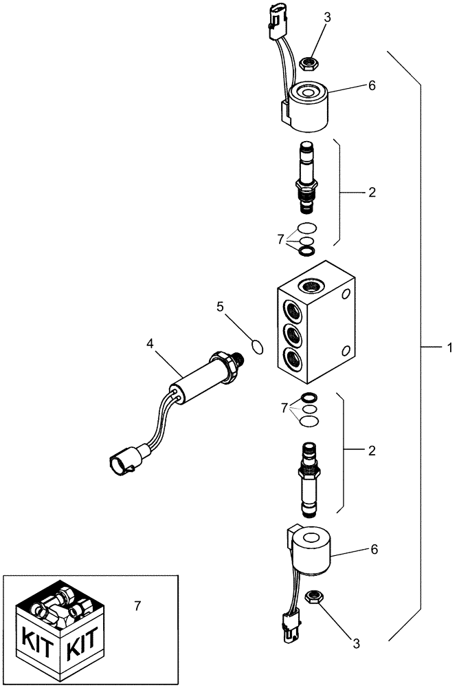 Схема запчастей Case IH 1250 - (35.138.16[01]) - HYDRAULICS - ASSEMBLY, VALVE MARKER 87463248 BSN Y9S007001 (35) - HYDRAULIC SYSTEMS