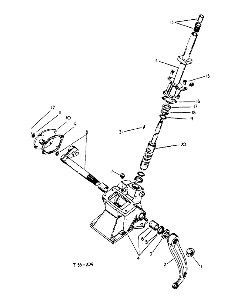 Схема запчастей Case IH 434 - (4-16) - STEERING ASSEMBLY - CHASSIS (05) - STEERING