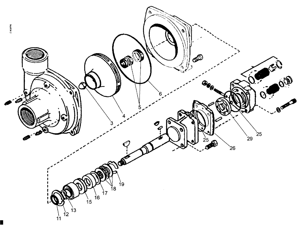 Схема запчастей Case IH SPX3185 - (174) - LIQUID PLUMBING, PRODUCT PUMP (78) - SPRAYING