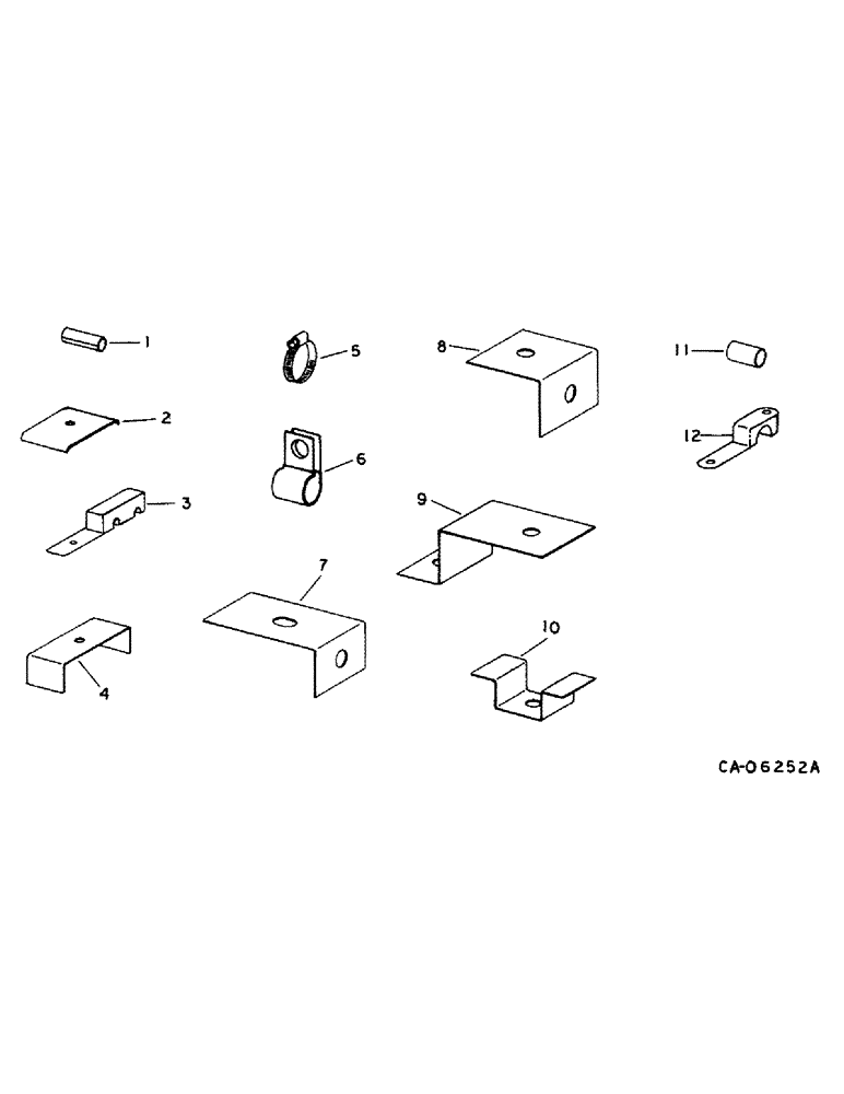 Схема запчастей Case IH 1482 - (10-01) - HYDRAULICS, HYDRAULIC CLAMPS, STRIPS AND SUPPORTS (07) - HYDRAULICS