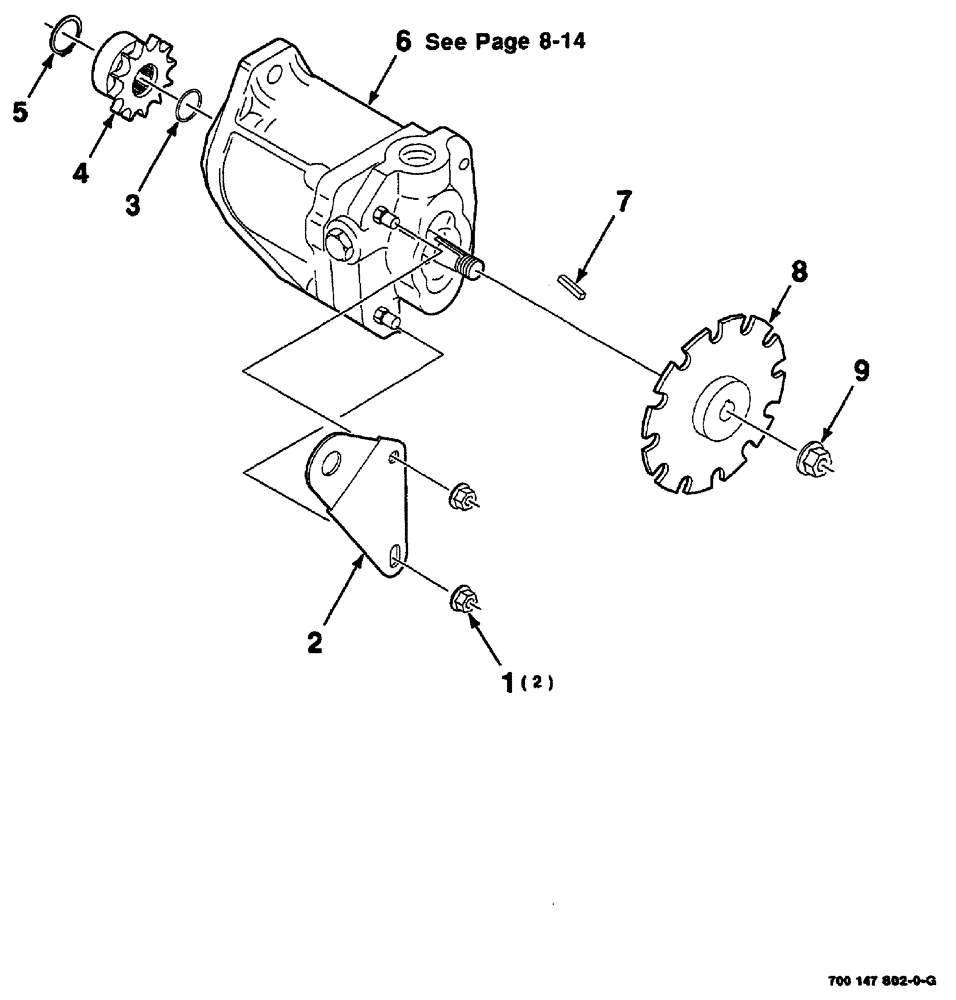 Схема запчастей Case IH 8860HP - (08-12) - MOTOR ASSEMBLY - RIGHT (35) - HYDRAULIC SYSTEMS