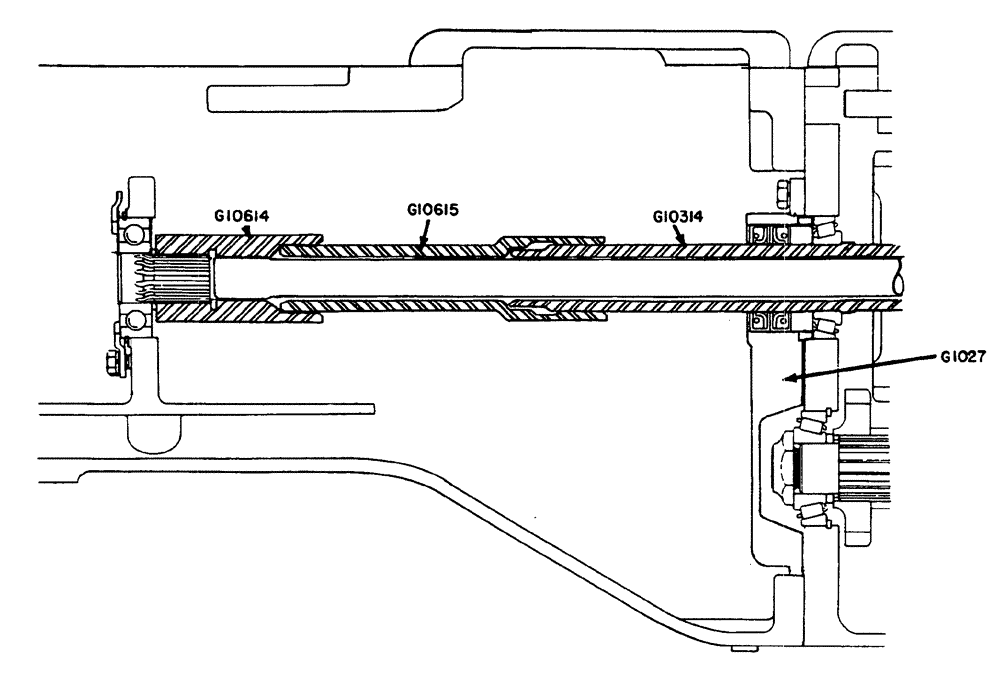 Схема запчастей Case IH 630 - (077) - 4 SPEED TRANSMISSION ONLY (06) - POWER TRAIN