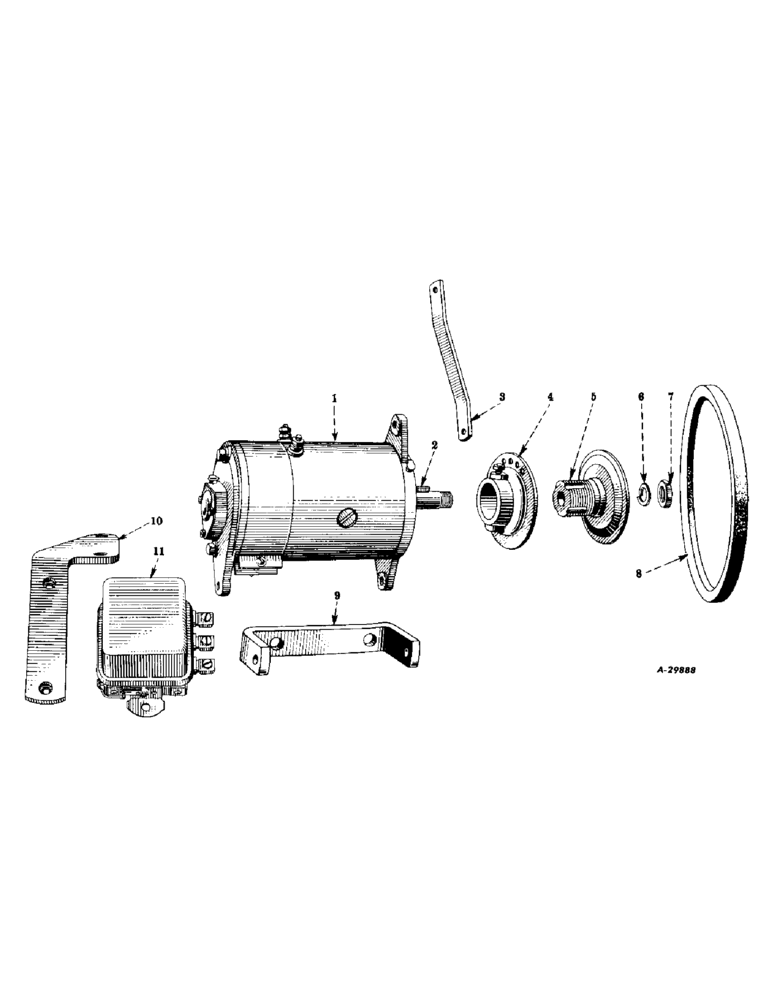 Схема запчастей Case IH SUPER-HV - (060) - ELECTRICAL SYSTEM, GENERATOR AND CONNECTIONS (06) - ELECTRICAL SYSTEMS