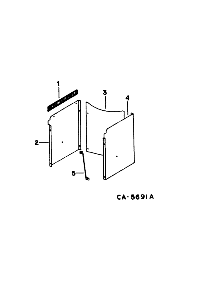 Схема запчастей Case IH 1480 - (06-02) - COOLING, ROTARY AIR SCREEN DISCHARGE CHUTE Cooling