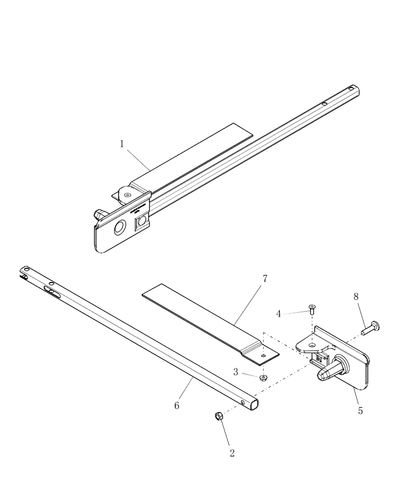 Схема запчастей Case IH DHX211 - (2.01C) - PUSH ROD, ADJUSTABLE (12) - MAIN FRAME