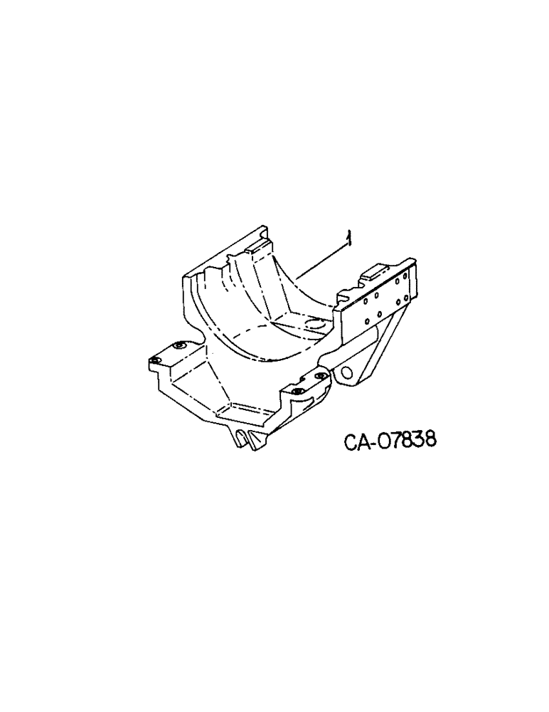 Схема запчастей Case IH 3088 - (14-1[A]) - SUSPENSION, FRONT AXLE BOLSTER Suspension