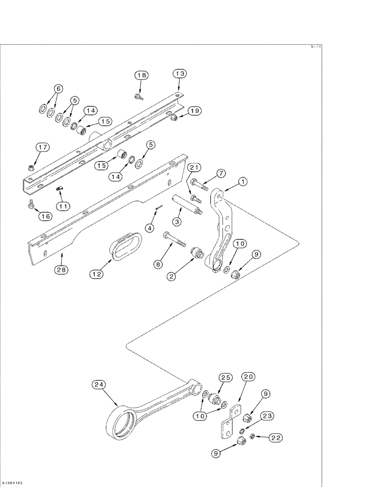 Схема запчастей Case IH 2344 - (09B-16) - CHAFFER - DRIVE HANGER - BSN JJC0174359 (14) - ROTOR, CONCANVES & SIEVE