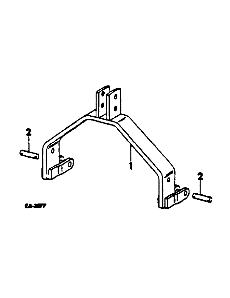 Схема запчастей Case IH 510 - (AS-14) - DRAFT SENSING FRAME 