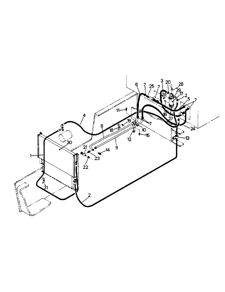 Схема запчастей Case IH ST310 - (03-11) - A/C AND HEATER PLUMBING, 3406 CAT, LATER STYLE (03) - Climate Control