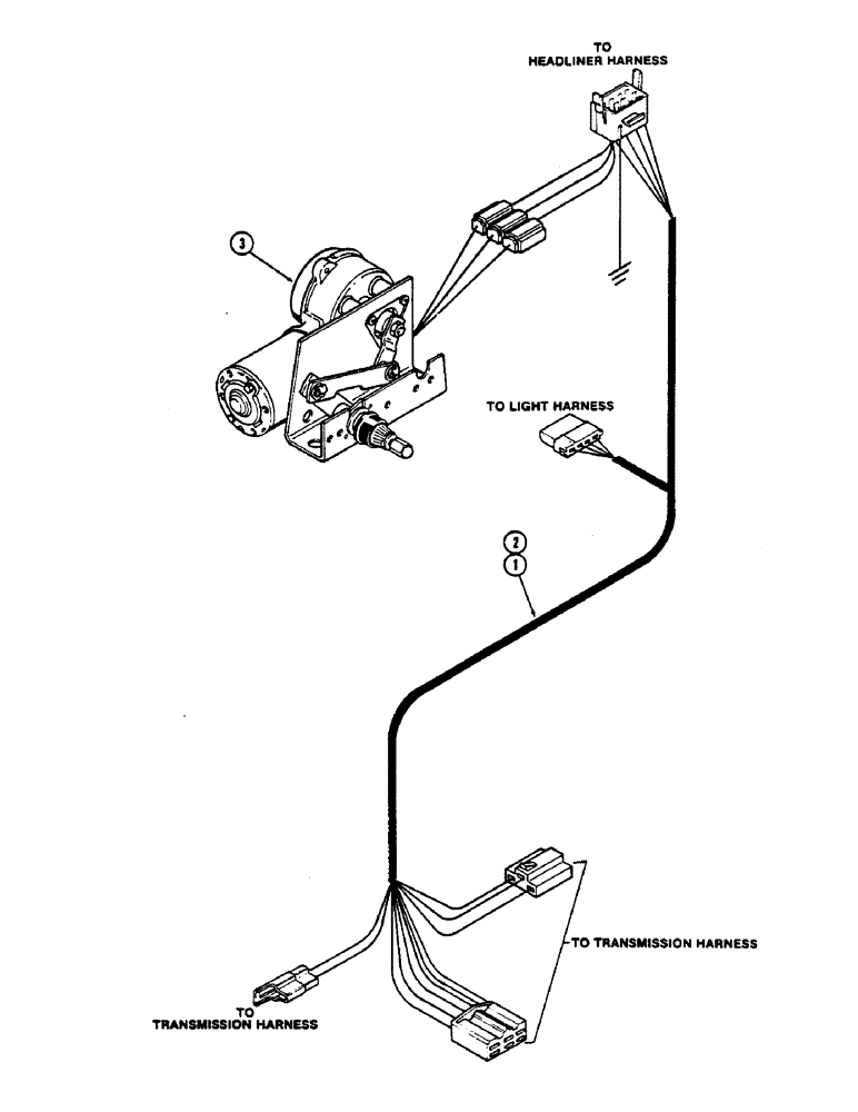 Схема запчастей Case IH 2390 - (4-094) - CAB, LOWER WIRING HARNESS, CAB SERIAL NO. 12013067 AND AFTER (04) - ELECTRICAL SYSTEMS