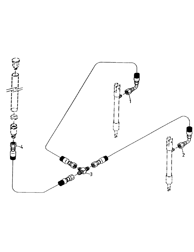 Схема запчастей Case IH 7000 - (B07-20) - HYDRAULIC CIRCUIT, HEIGHT INDICATOR 7700 Hydraulic Components & Circuits