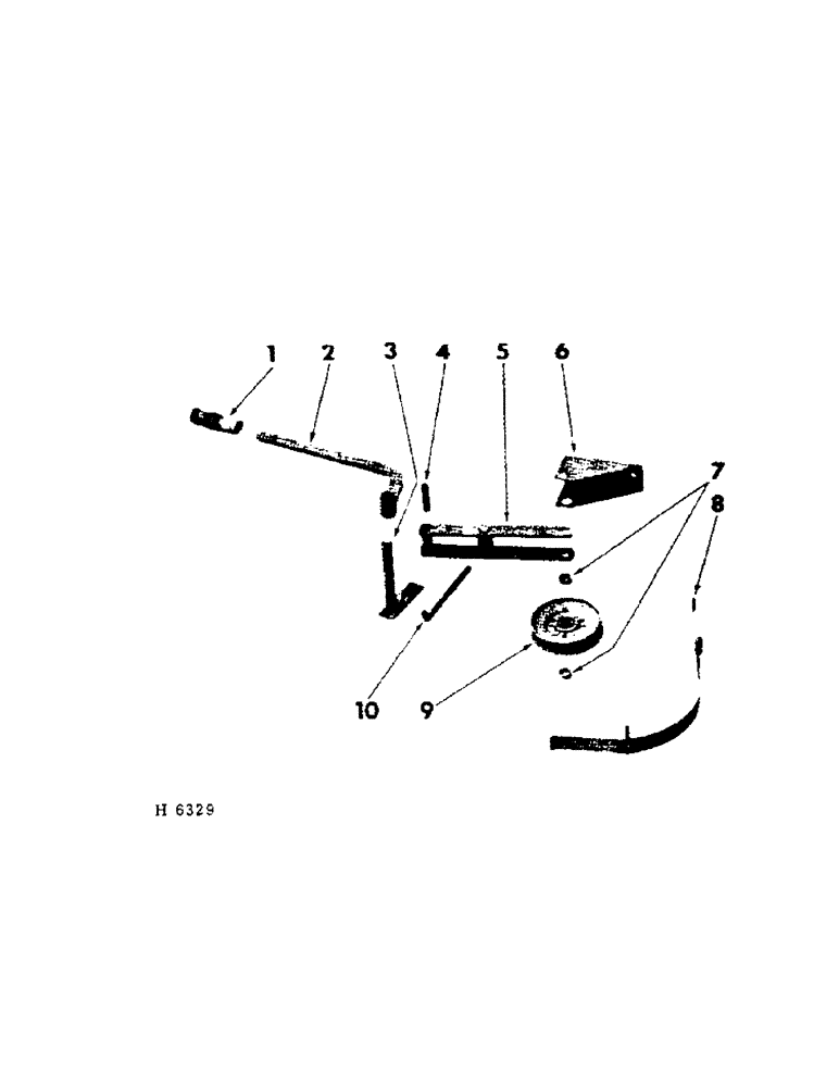 Схема запчастей Case IH 201 - (A-068) - COUNTERSHAFT DRIVE BELT TIGHTENER (14) - MAIN GEARBOX & DRIVE