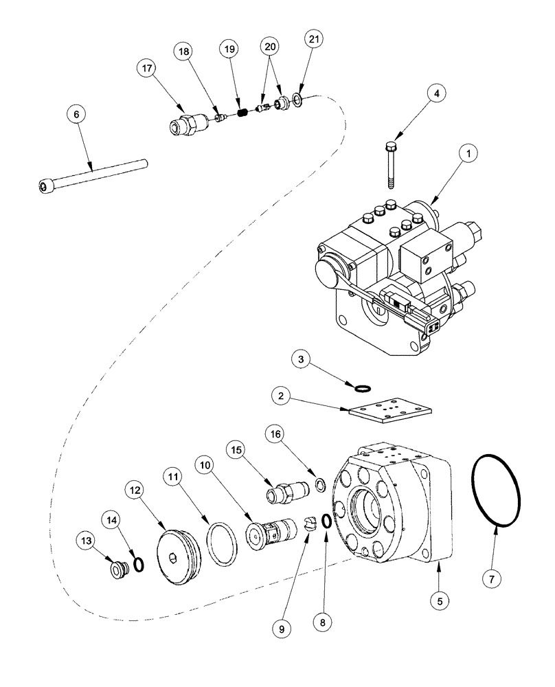 Схема запчастей Case IH MX240 - (03-14) - FUEL INJECTION PUMP, MX240, MX270, 6TAA-8304 EMISSIONS CERTIFIED ENGINE (03) - FUEL SYSTEM