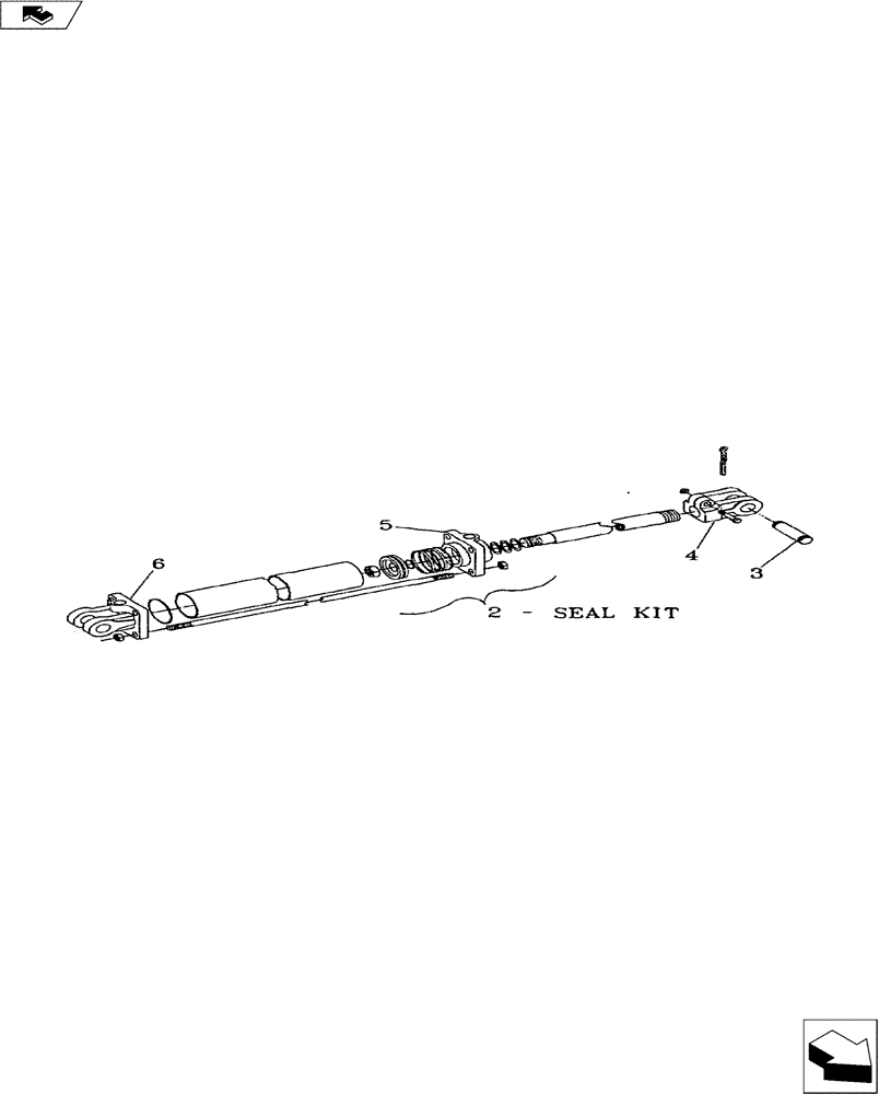 Схема запчастей Case IH 4250 - (35.100.05) - HYDRAULIC CYLINDER (ROCKFORD) (35) - HYDRAULIC SYSTEMS