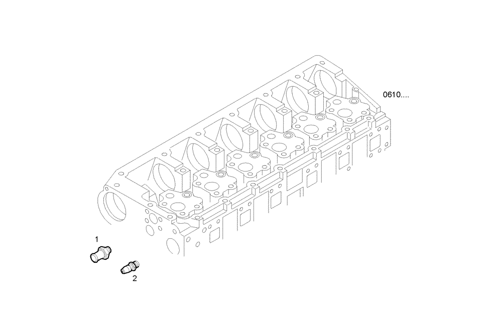 Схема запчастей Case IH F3CE0684B E005 - (3252.006) - BLEEDER TUBING 