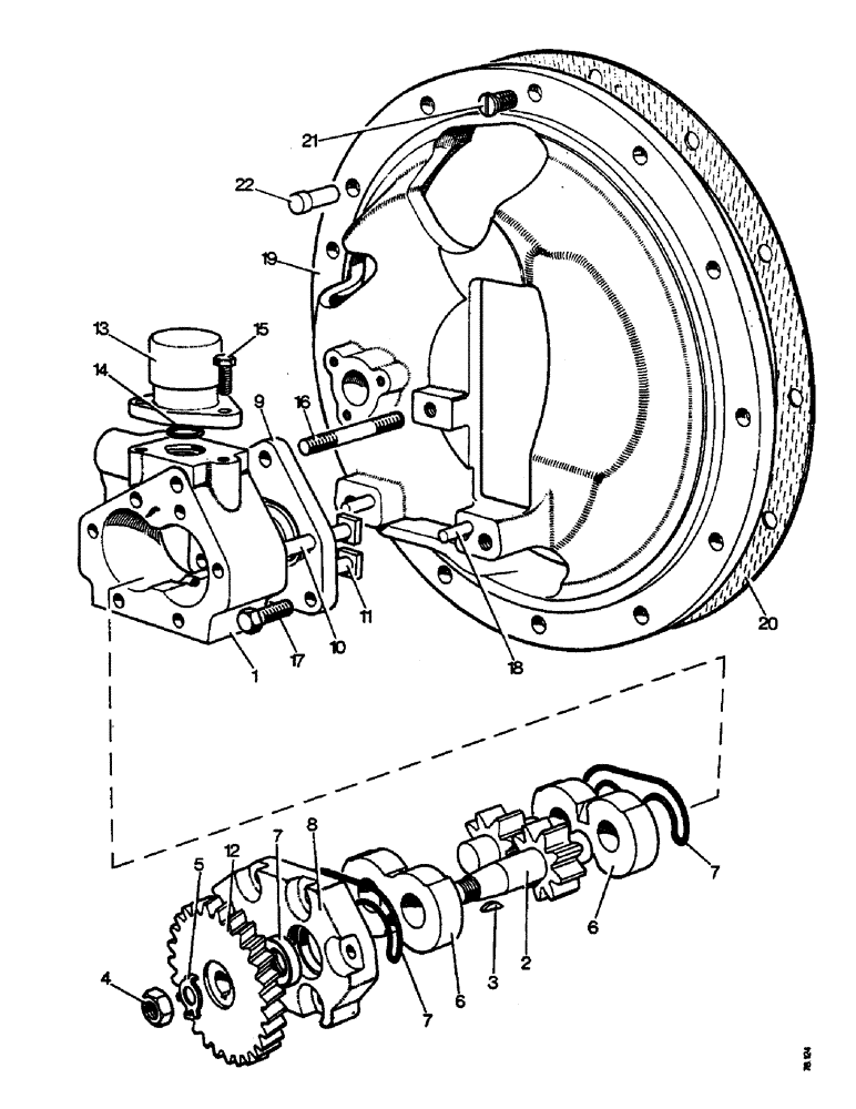 Схема запчастей Case IH 990 - (E16) - SELECTAMATIC HYDRAULIC SYSTEM, HYDRAULIC PUMP, 885, 990, 995 AND 996 TRACTORS (07) - HYDRAULIC SYSTEM