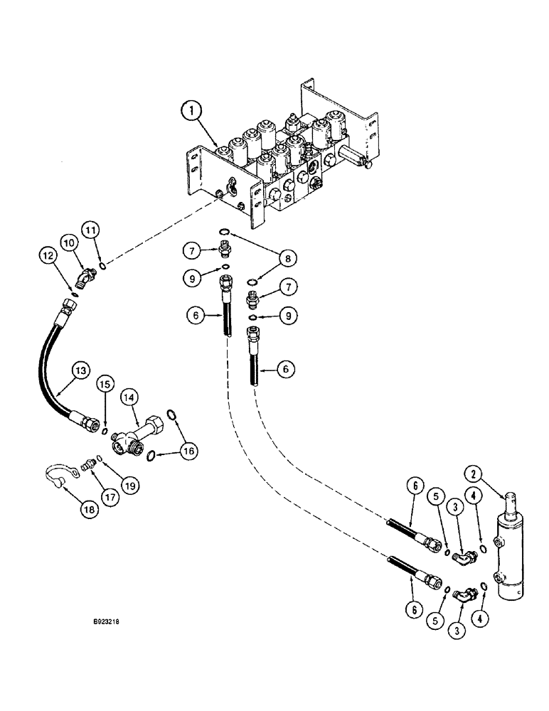 Схема запчастей Case IH 1644 - (8-56) - FEEDER CLUTCH SYSTEM (07) - HYDRAULICS