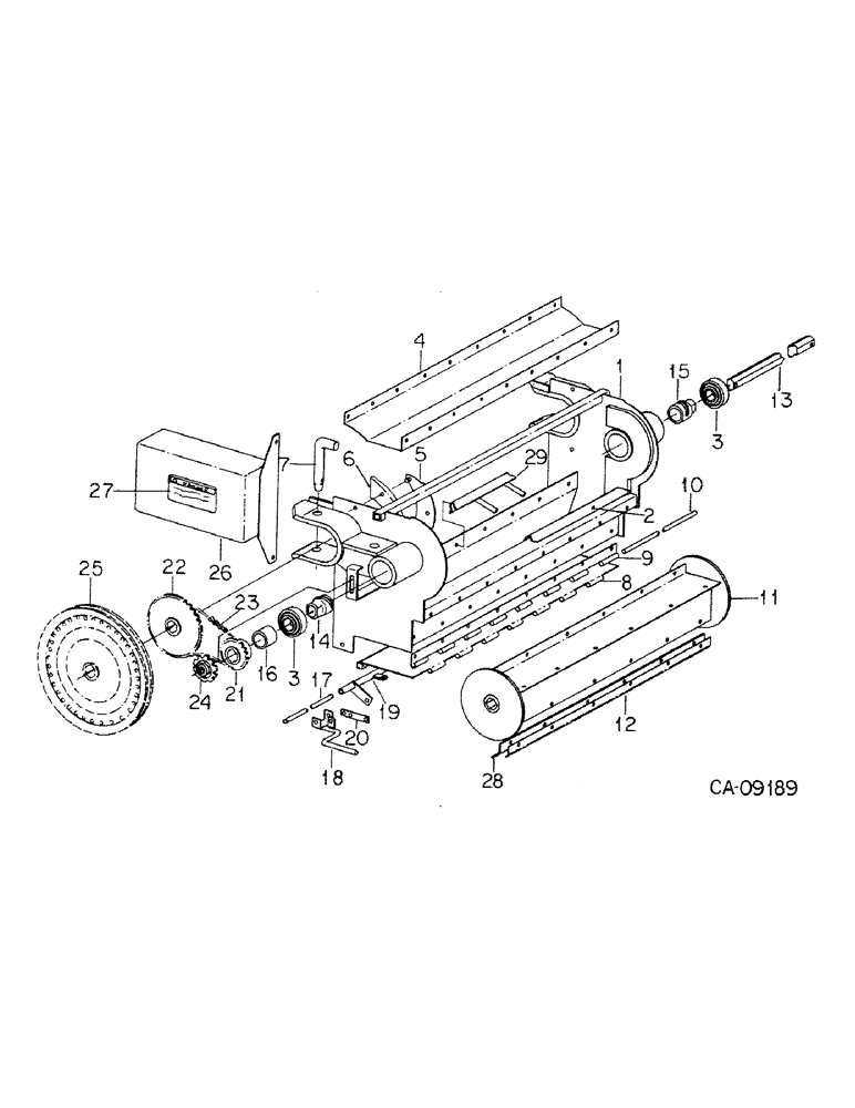 Схема запчастей Case IH 1460 - (33-07) - FEEDER, ROCK TRAP (13) - FEEDER