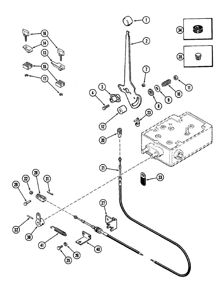 Схема запчастей Case IH 2096 - (8-318) - HITCH DEPTH CONTROL LINKAGE (08) - HYDRAULICS