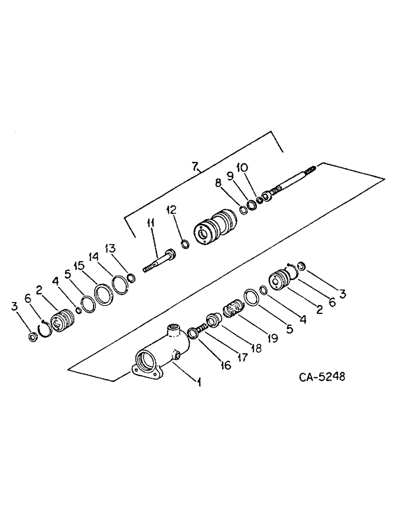 Схема запчастей Case IH 3388 - (07-05) - DRIVE TRAIN, CLUTCH BOOSTER (04) - Drive Train