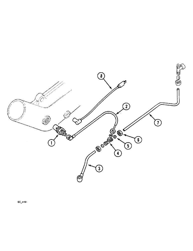 Схема запчастей Case IH 4240 - (2-30) - THERMOSTART ATTACHMENT (02) - ENGINE