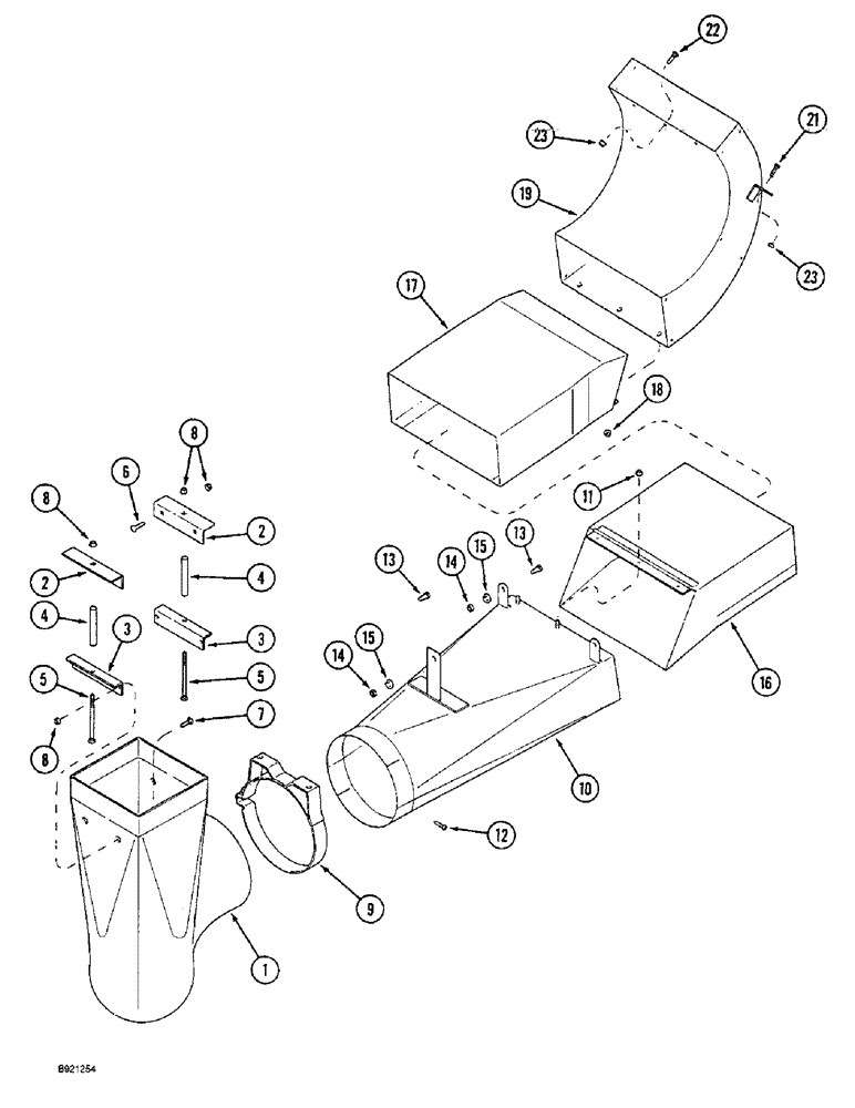 Схема запчастей Case IH 1800 - (9B-18) - AIR SYSTEM (15) - HANDLING SYSTEM