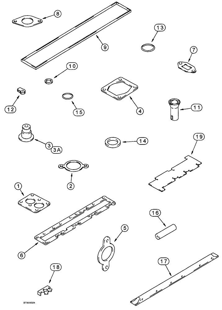 Схема запчастей Case IH SPX4260 - (068) - VALVE GRIND GASKET KIT (10) - ENGINE