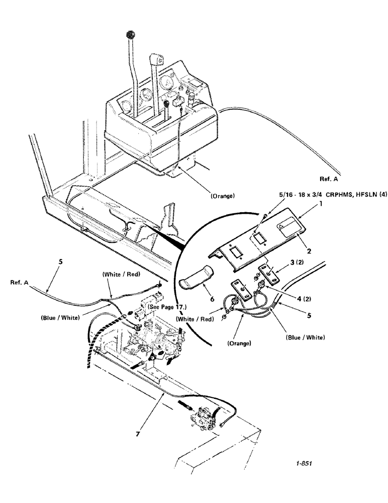 Схема запчастей Case IH 8830 - (12) - ELECTRICAL ASSEMBLY, REEL LIFT, TRACTOR (55) - ELECTRICAL SYSTEMS