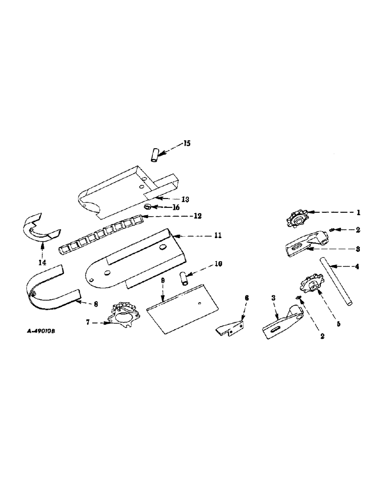 Схема запчастей Case IH U-214A - (T-06) - COUNTERSHAFT AND DRIVE 