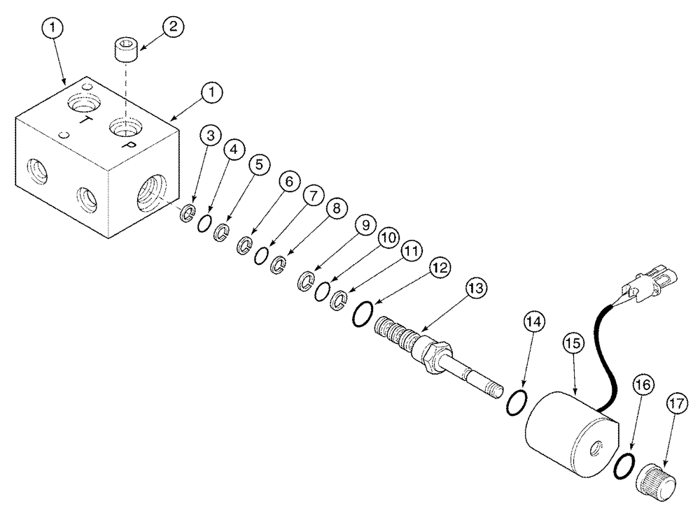 Схема запчастей Case IH 2388 - (08-37) - VALVE ASSY - FEEDER REVERSER (07) - HYDRAULICS