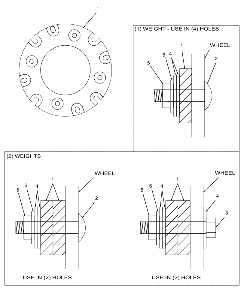 Схема запчастей Case IH FARMALL 50 - (11.04) - REAR WHEEL WEIGHTS, 105 LBS., AG ONLY - 710470026 (11) - WHEELS/TRACKS