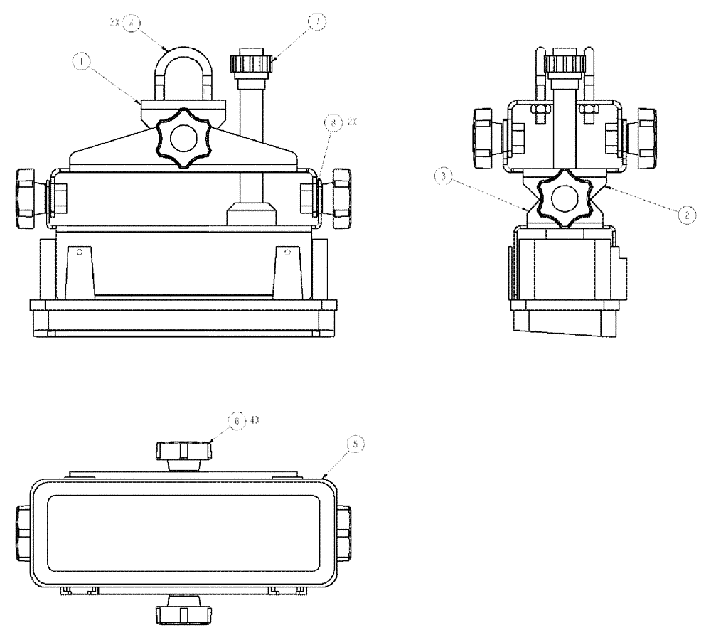 Схема запчастей Case IH SPX4260 - (01-026) - BRACKET ASSEMBLY, PRESSURE MONITOR Cab Interior