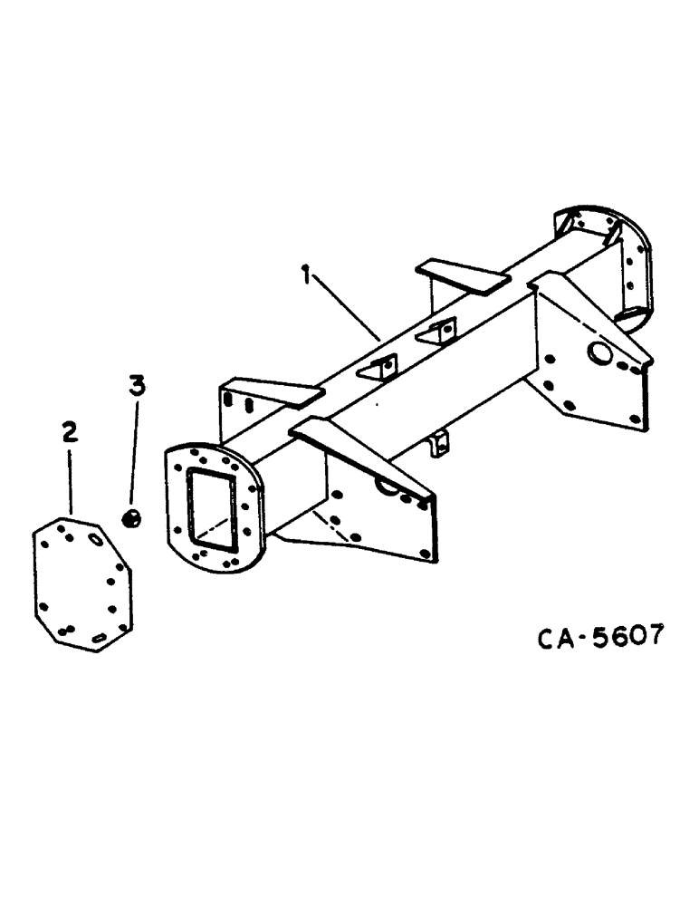 Схема запчастей Case IH 1460 - (07-012) - MAIN AXLE (04) - Drive Train