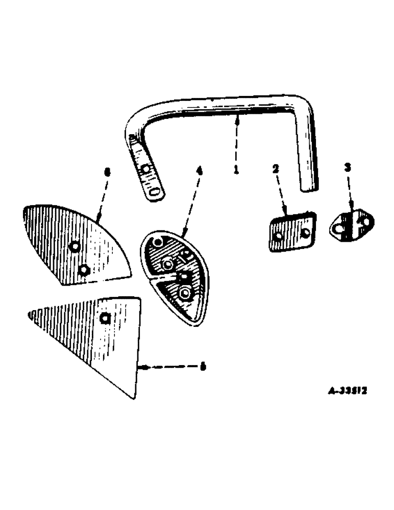 Схема запчастей Case IH 540 - (AB-10) - JOINTER, TWO PIECE BLADE, ONE PER FURROW 