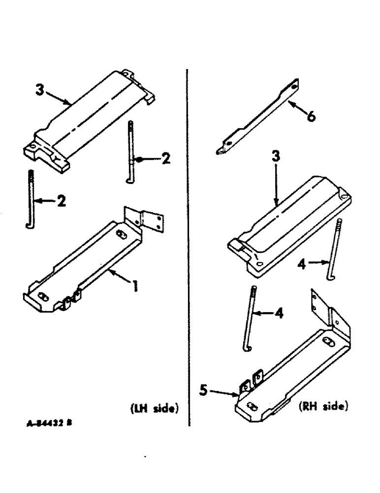 Схема запчастей Case IH 756 - (G-07) - ELECTRICAL SYSTEM, BATTERY TRAY (06) - ELECTRICAL SYSTEMS