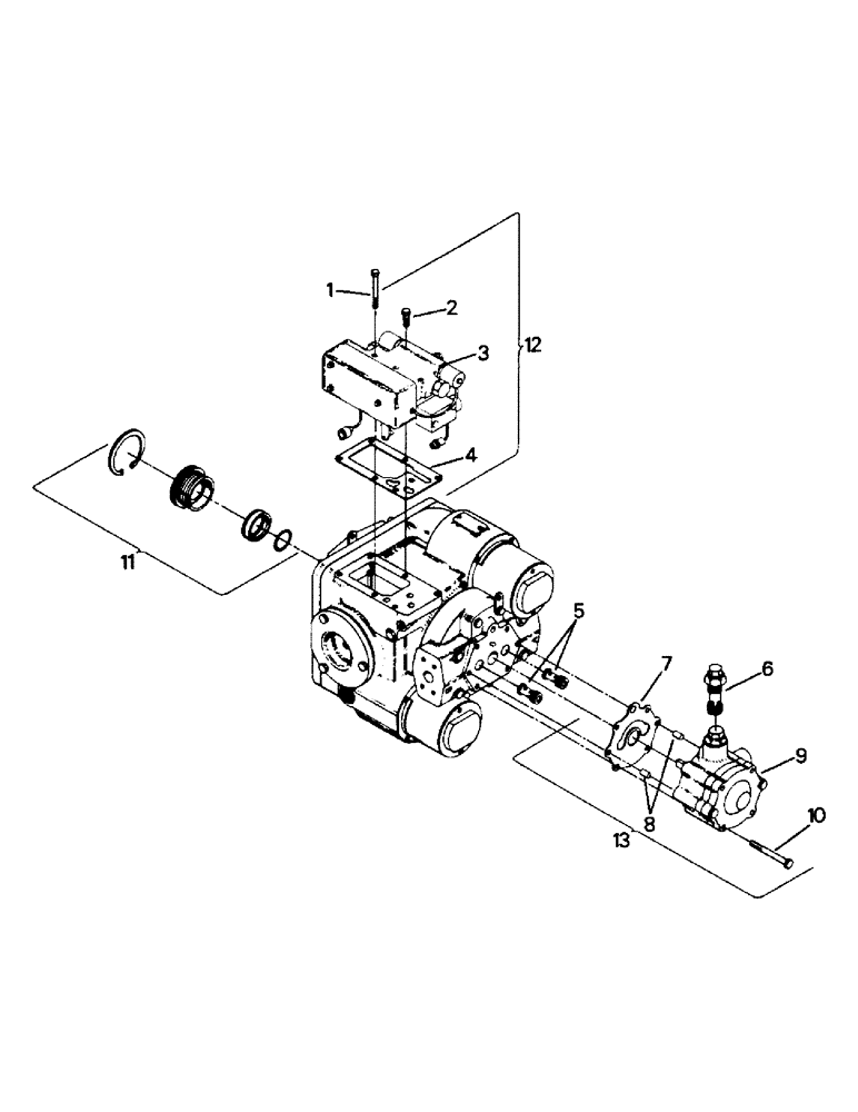 Схема запчастей Case IH PTA310 - (10-13) - VARIABLE PUMP WITH EARLY ELECTRONIC CONTROLLER Options & Miscellaneous