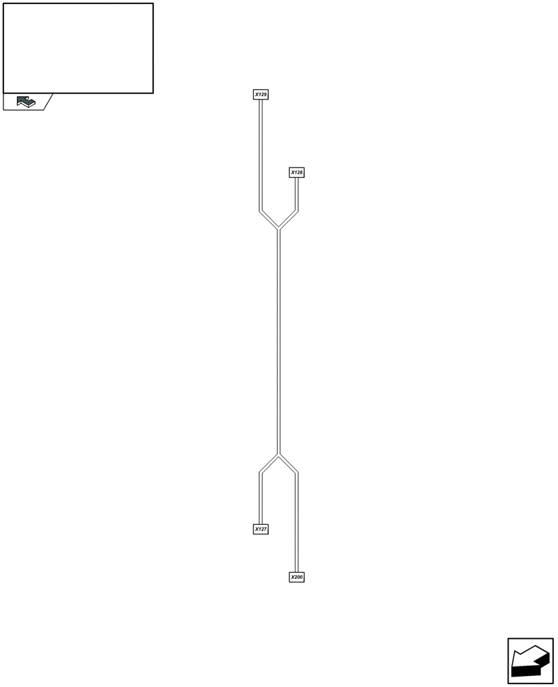 Схема запчастей Case IH LB433R - (06.501[02]) - CABLE HARNESS: 84290351 - D814 (06) - ELECTRICAL SYSTEMS